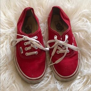 Red Classis Vans
